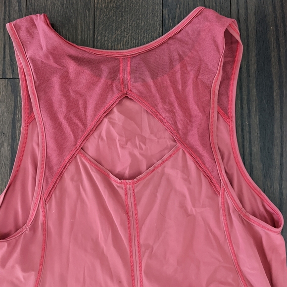 Pink Lululemon Mesh Tank Top - Picture 3 of 6